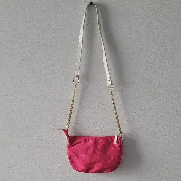 Pink and Orange Crossbody Bag - Picture 3 of 4